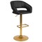 Flash Furniture Black Vinyl Adjustable Height Barstool CH-122070-BK-G-GG - alternate 10